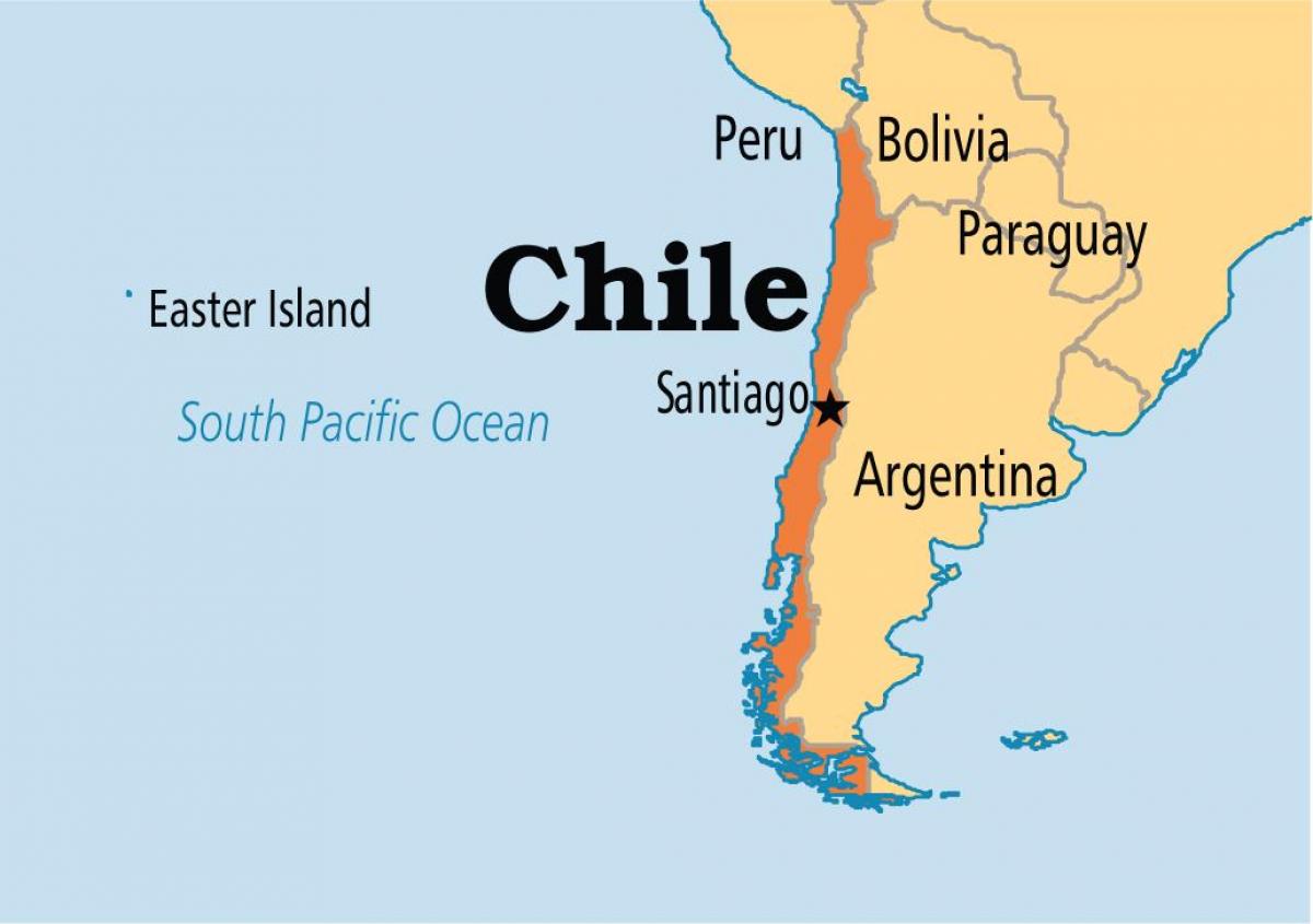 santiago de Chile ਦਾ ਨਕਸ਼ਾ