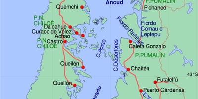 ਨਕਸ਼ਾ ਦੇ chiloe ਚਿਲੇ