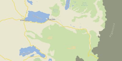 ਨਕਸ਼ਾ ਦੇ pucon ਚਿਲੇ